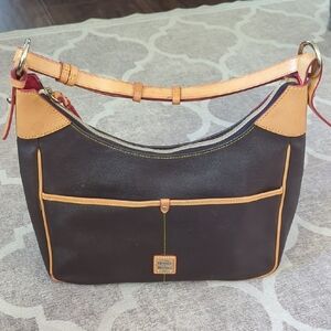 Dooney & Bourke Black and Tan Women's Bag